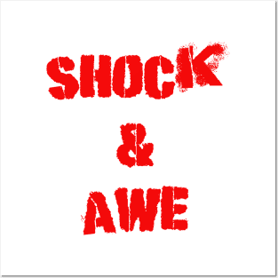 Shock and Awe Posters and Art